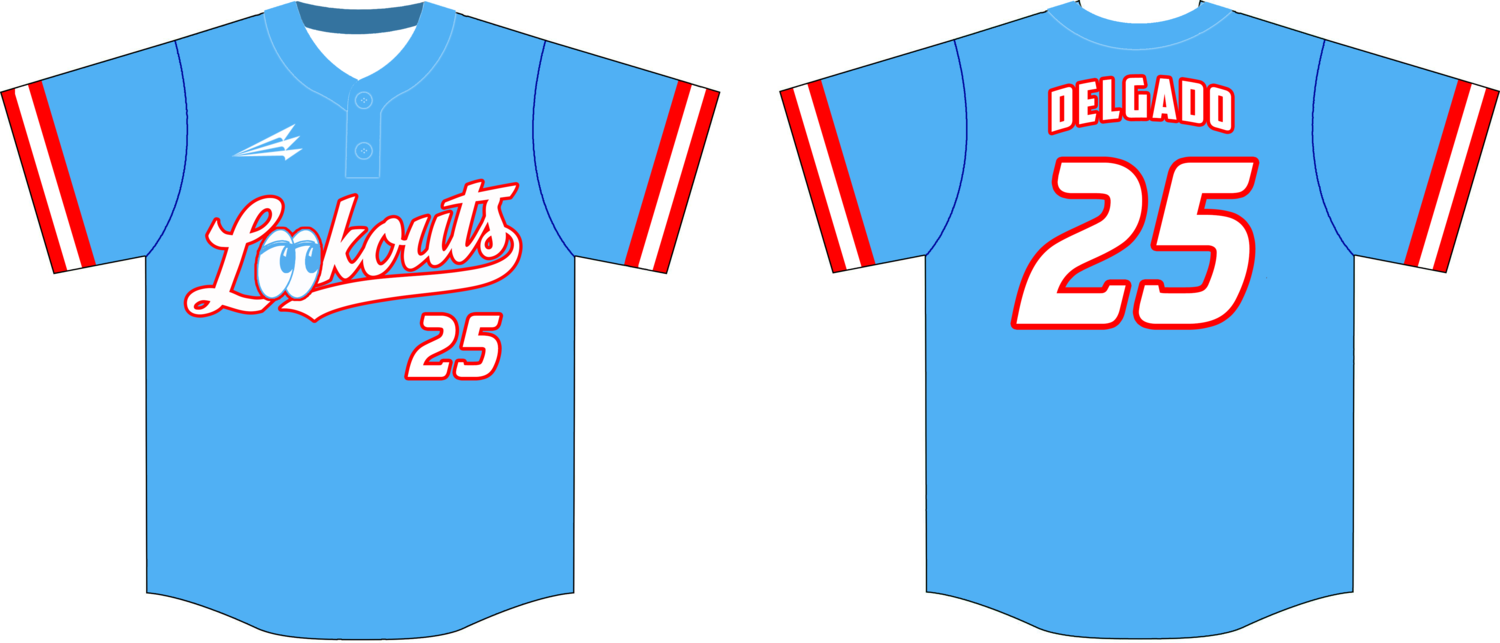 SW Lookouts Custom HexaFLex Baseball Jersey #J4b