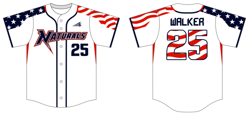 North Mississippi Naturals Custom Hexaflex Baseball Jersey #J6