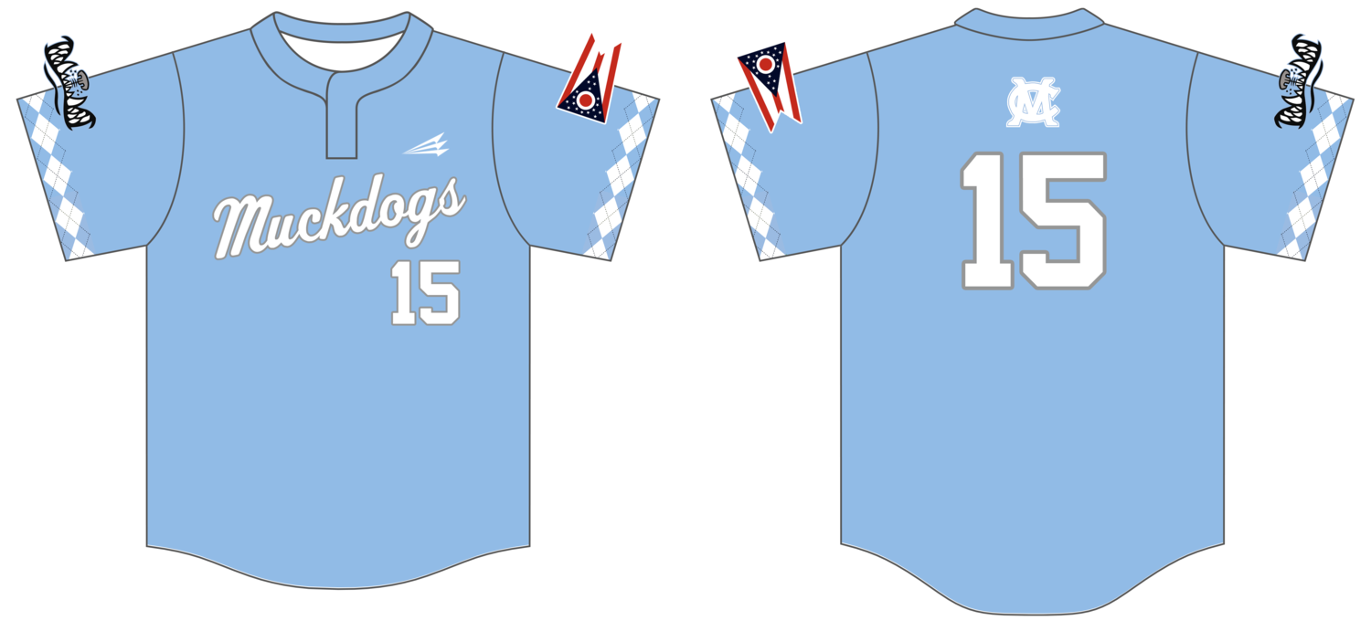 Muskingum County Muckdogs Custom NanoDri Baseball Jersey #J4C