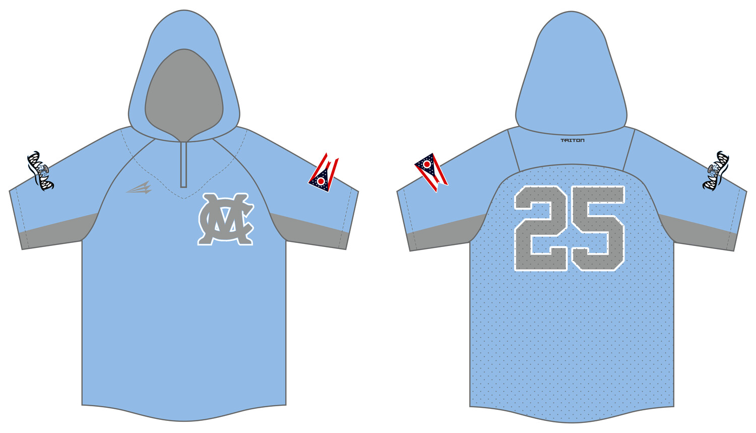 Muskingum County Muckdogs Custom Batting Practice Jacket #BPJ1C