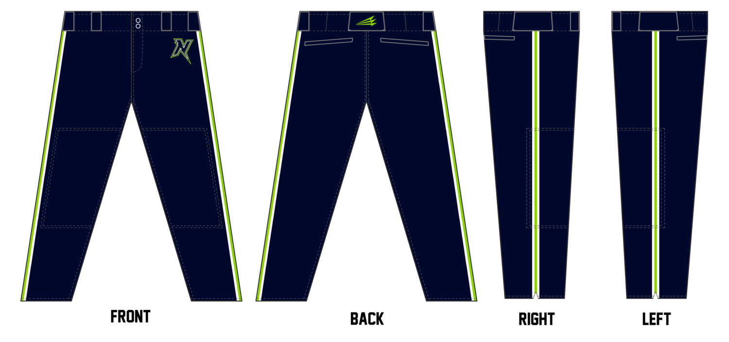 North Mississippi Naturals Stacheman Elite Custom Long Baseball Pants #BP2B