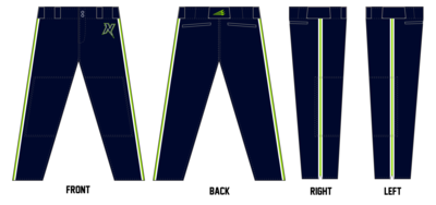 North Mississippi Naturals Stacheman Elite Custom Long Baseball Pants #BP2B