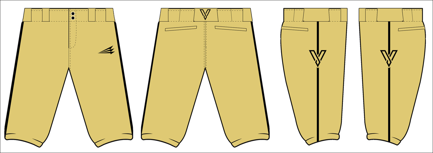 Valor Baseball Stacheman Elite Custom Knicker Baseball Pant #BP5