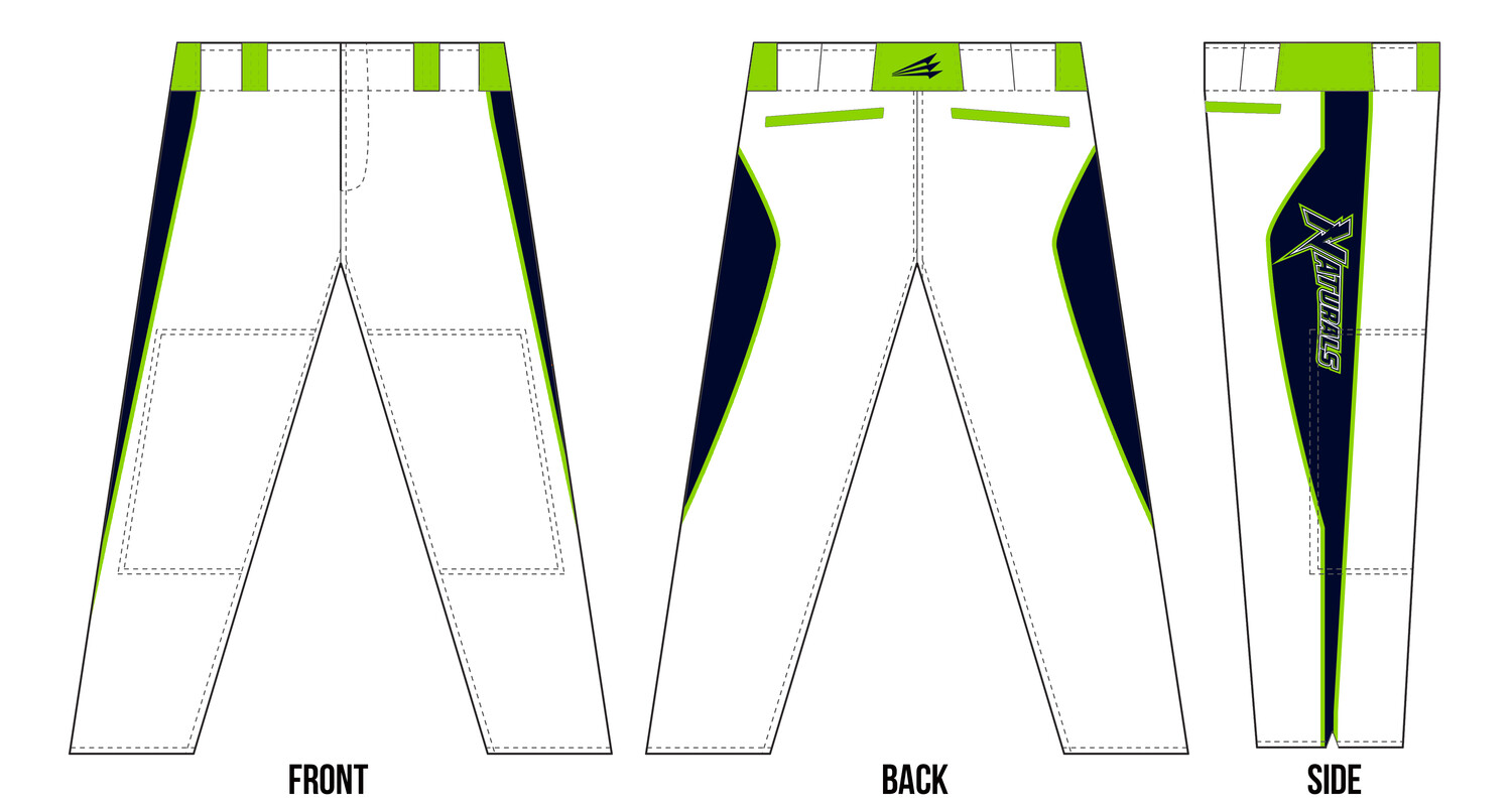 North Mississippi Naturals Stacheman Elite Custom Long Baseball Pants #BP4C