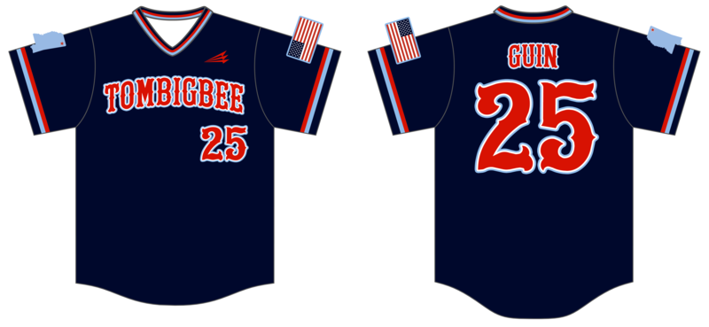 Tombigbee Tribe Custom Hexaflex Baseball Jersey #J14D