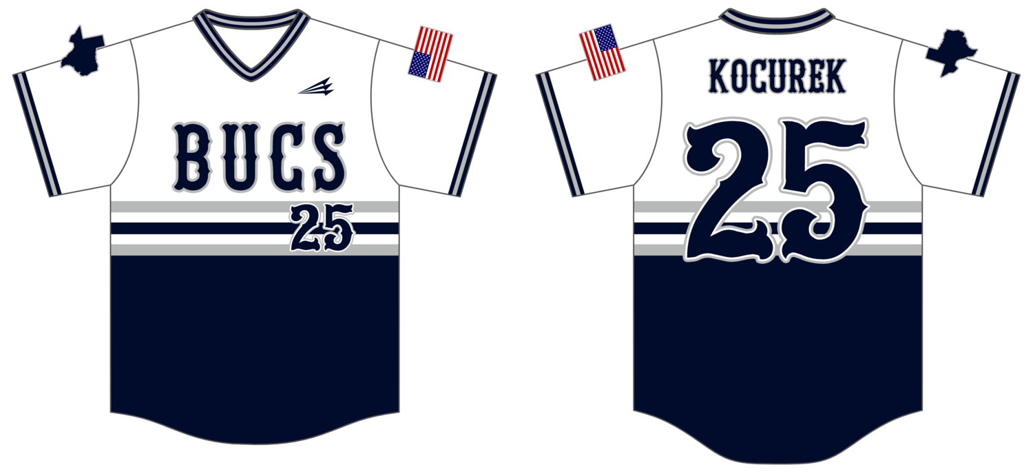 Bucs (Kocurek) Custom HexaFlex Baseball Jersey #J6