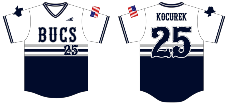 Bucs (Kocurek) Custom HexaFlex Baseball Jersey #J6