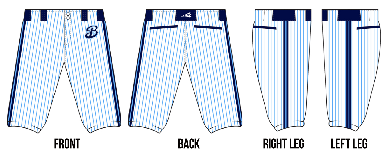 St. Louis Bears Custom Knicker Baseball Pant #BP10B