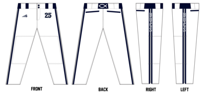 Bucs (Kocurek) Custom Relaxed Baseball Pant #BP5C