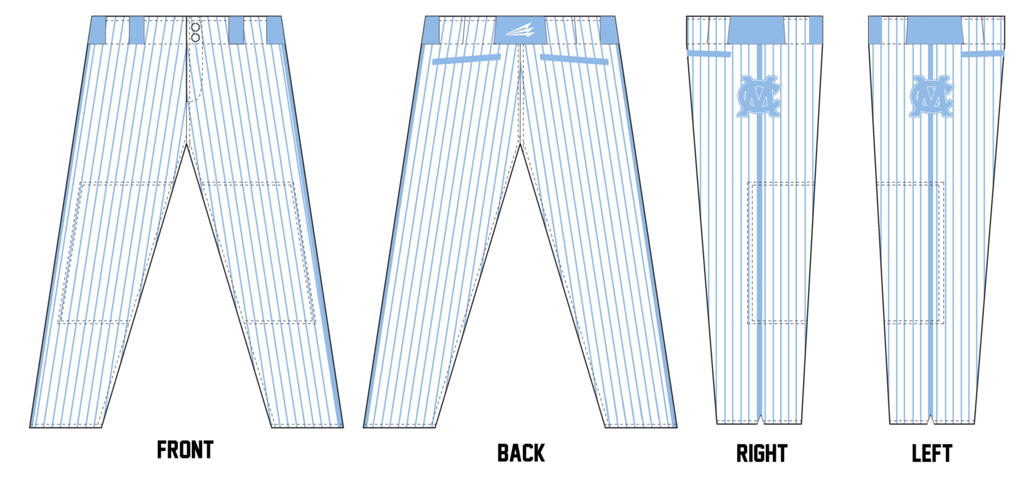 Muskingum County Muckdogs Custom ProFit Baseball Pant #BP1P