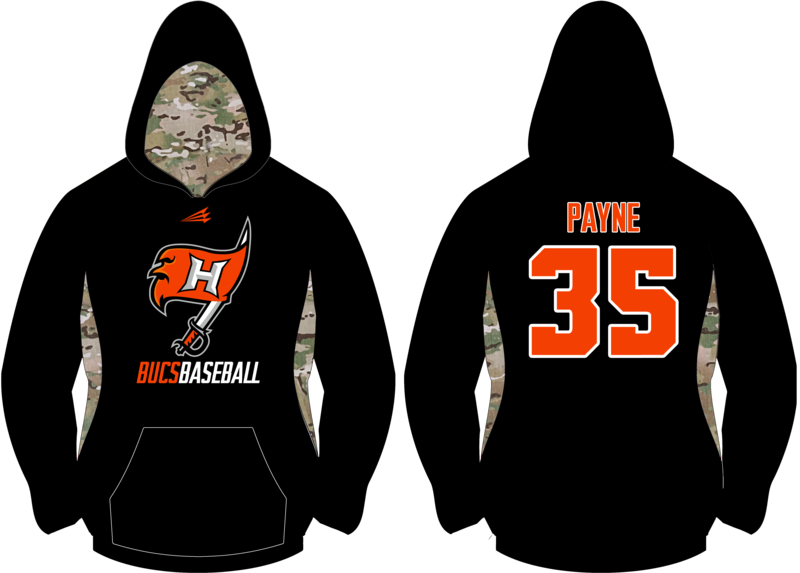 Hoover Bucs Custom Vulcan Hoodie #VH1C