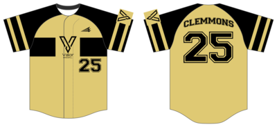Valor Baseball Custom Nanodri Baseball Jersey #J7D