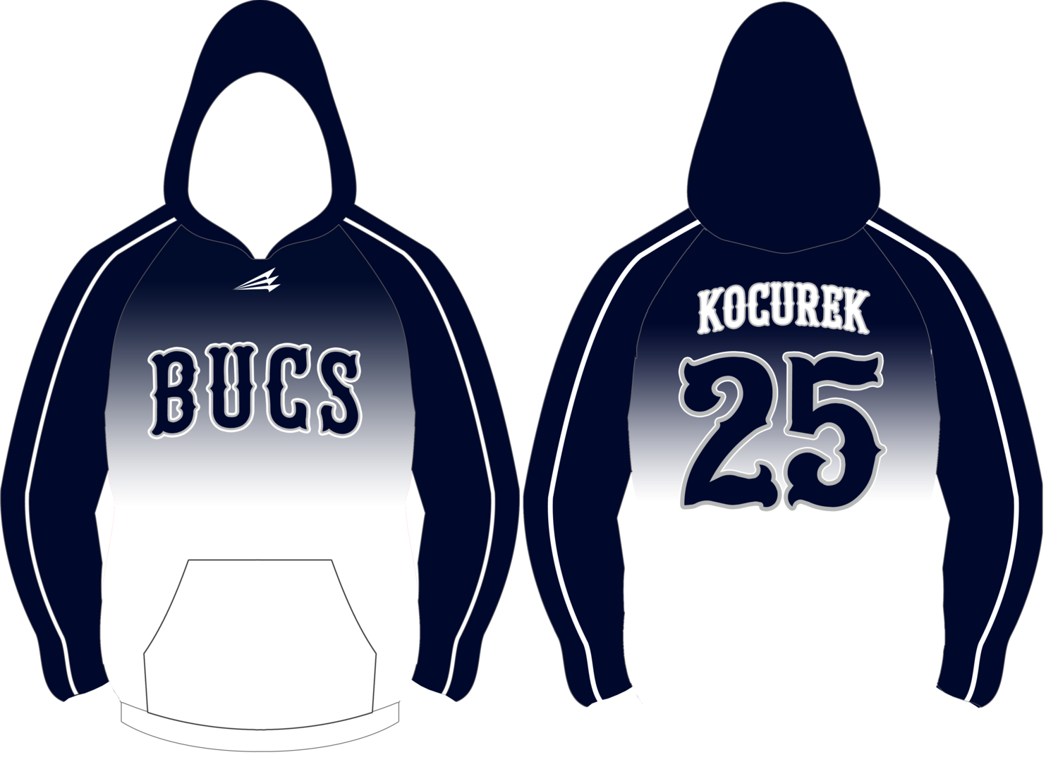 Bucs (Kocurek) Custom Vulcan Hoodie #VH2