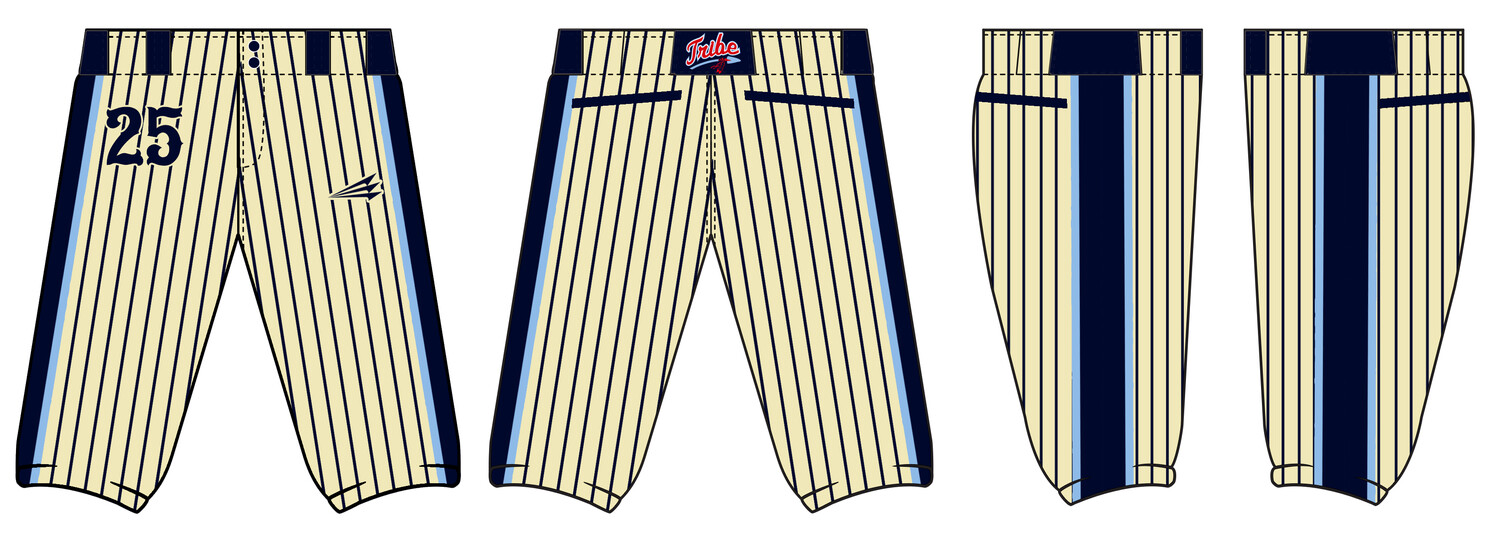 Tombigbee Tribe Stacheman Elite Custom Knicker Baseball Pants #BP16B