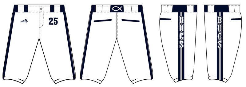 Bucs (Kocurek) Custom Knicker Baseball Pant #BP5D