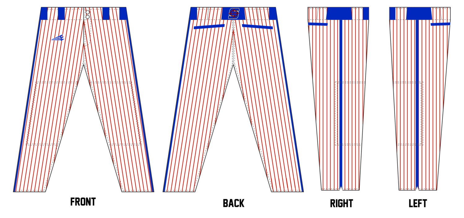 North Texas Snipers Custom Relaxed Baseball Pant #BP6