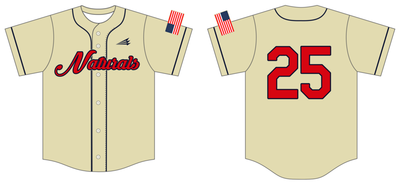 NW Naturals Custom NanoDri Baseball Jersey #J9