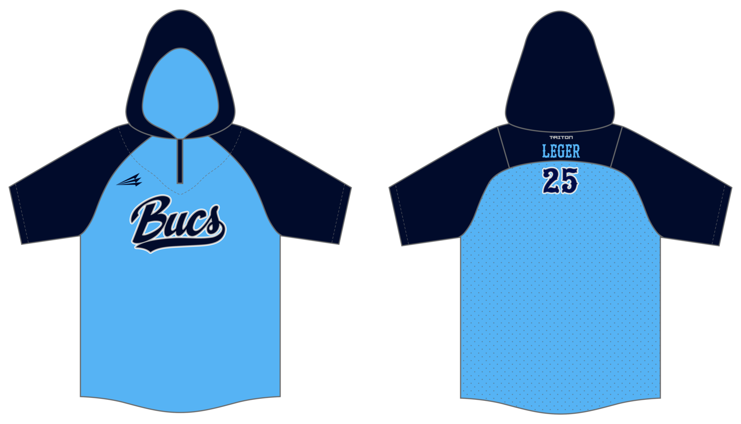 Bucs (Leger)  Custom Batting Practice Jacket #BPJ2