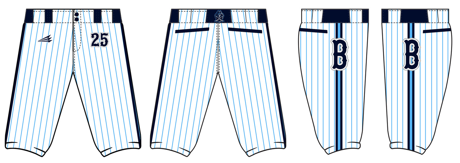 Bucs (Leger) Custom Knicker Baseball Pant #BP2E