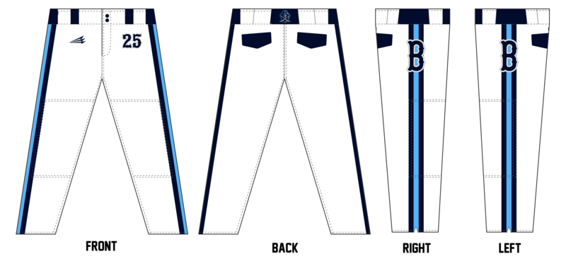 Bucs (Leger) Custom Relaxed Baseball Pant #BP1C