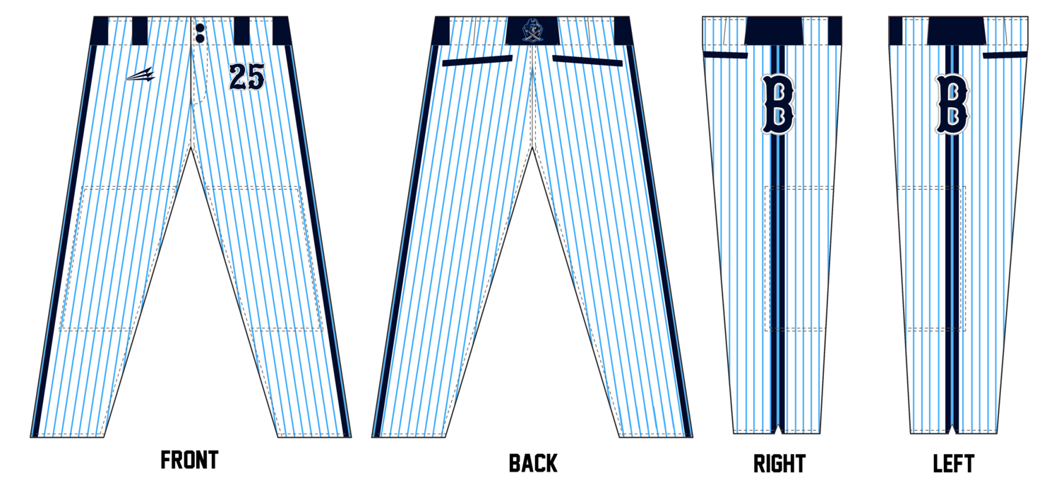 Bucs (Leger) Custom Relaxed Baseball Pant #BP2D