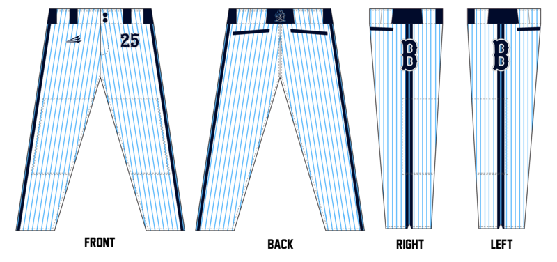 Bucs (Leger) Custom Relaxed Baseball Pant #BP2D