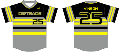 Dirtbags (Hayes) Custom NanoDri Baseball Jersey #J1d