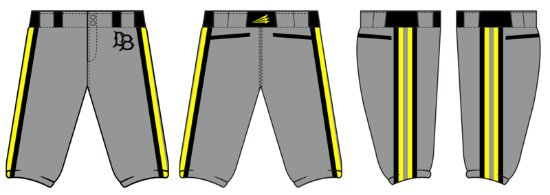 Dirtbags (Hayes) Custom Knicker Baseball Pant #BP1h