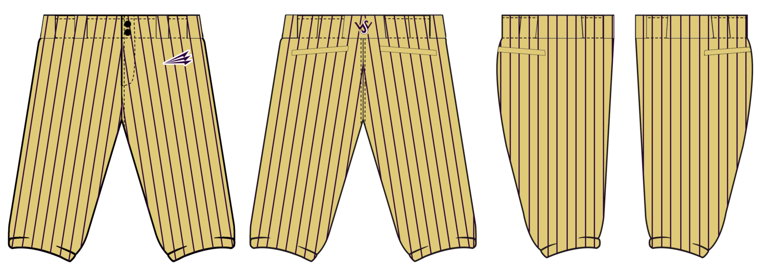 West Stokes Wildcats Custom Knicker Baseball Pant #BP2d