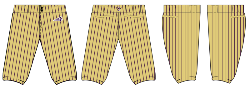 West Stokes Wildcats Custom Knicker Baseball Pant #BP2d