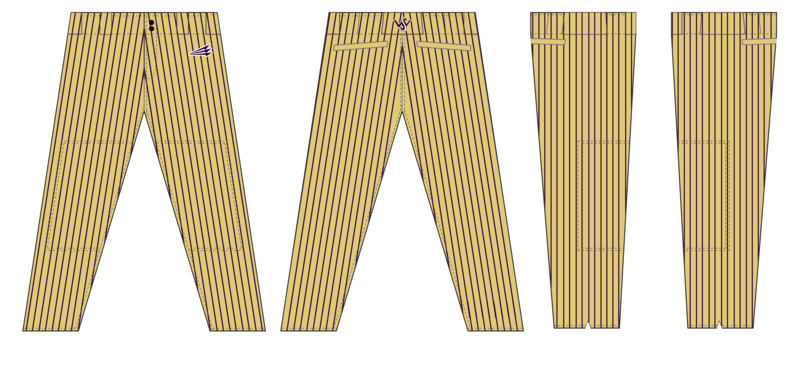 West Stokes Wildcats Custom Long ProFit Baseball Pant #BP2e