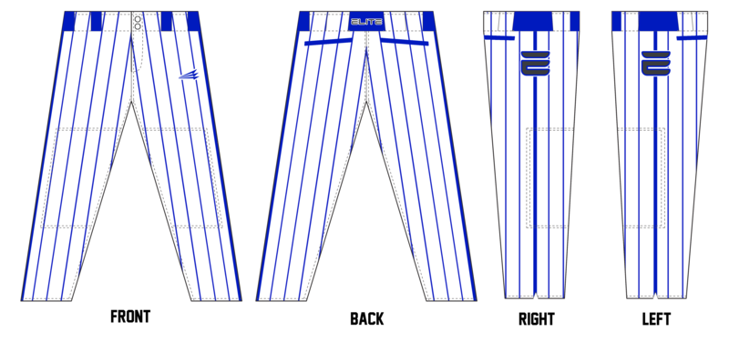 Eastern Kentucky Elite Stacheman Elite Custom Long Baseball Pants #BP4B