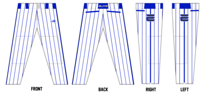 Eastern Kentucky Elite Stacheman Elite Custom Long Baseball Pants #BP4B