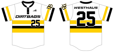 Quincy Dirtbags Custom Hexaflex Baseball Jersey #J20