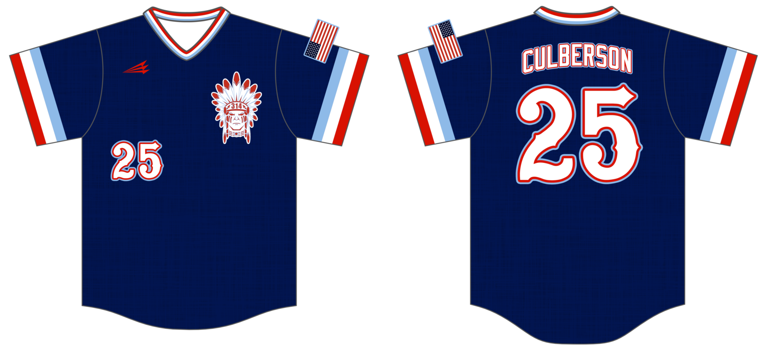 314 Apaches Custom Hexaflex Baseball Jersey #J12B