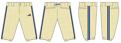 314 Apaches Stacheman Elite Custom Knicker Baseball Pants #BP15C