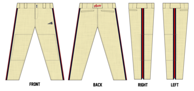 314 Apaches Stacheman Elite Custom Long Baseball Pants #BP16B