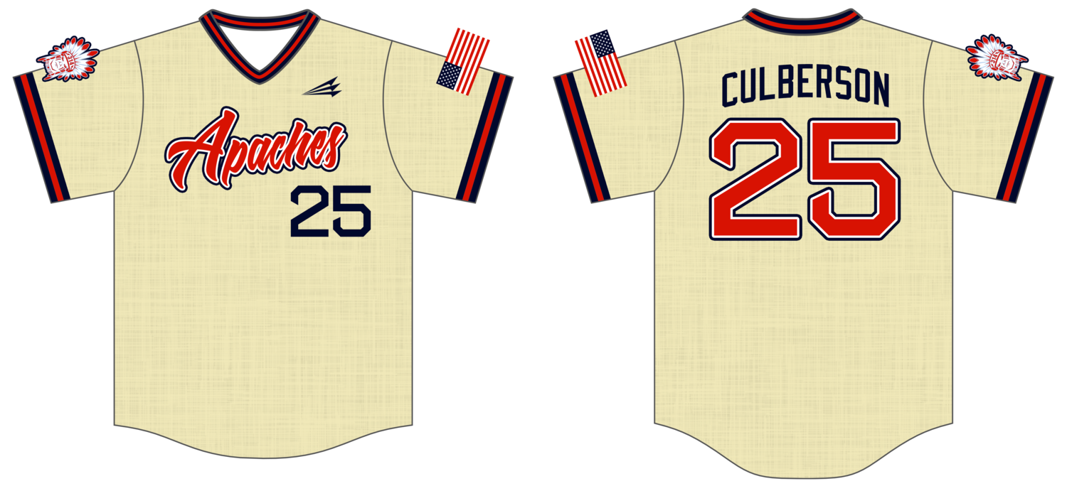 314 Apaches Custom Hexaflex Baseball Jersey #J16