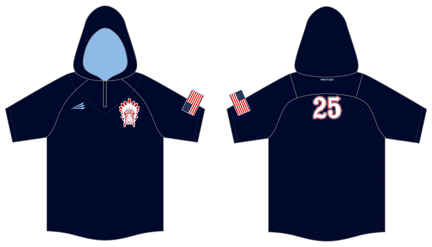 314 Apaches Custom Batting Practice Jacket #BPJ7