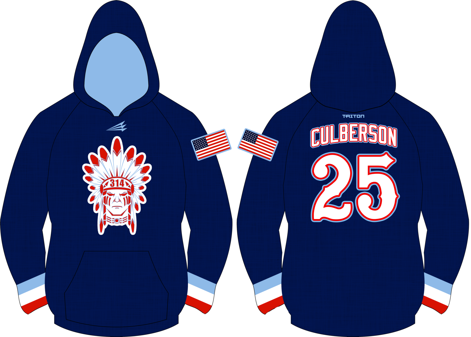 314 Apaches Custom Vulcan Hoodie #VH6