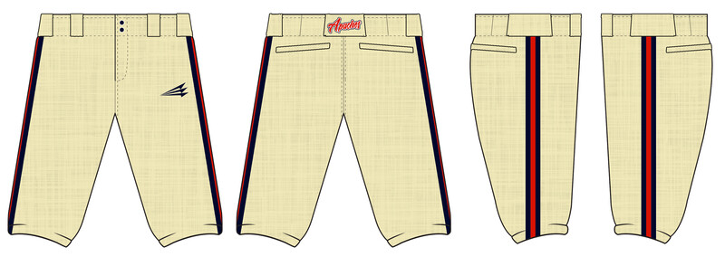 314 Apaches Stacheman Elite Custom Knicker Baseball Pants #BP16A