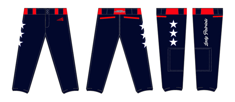 Lady Patriots (Brinson) Custom Elite Softball Pant #FP1C