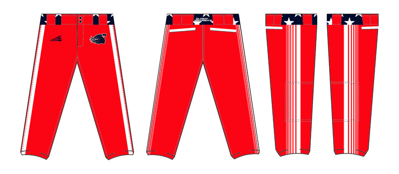 Lady Patriots (Brinson) Custom Elite Softball Pant #FP2