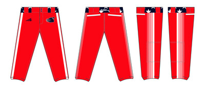 Lady Patriots (Brinson) Custom Elite Softball Pant #FP2