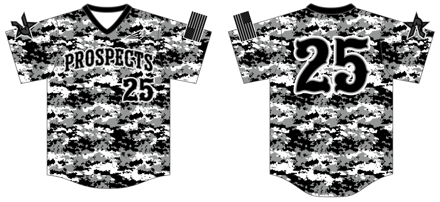 NWA Prospects Black Custom Nanodri Baseball Jersey #J3C