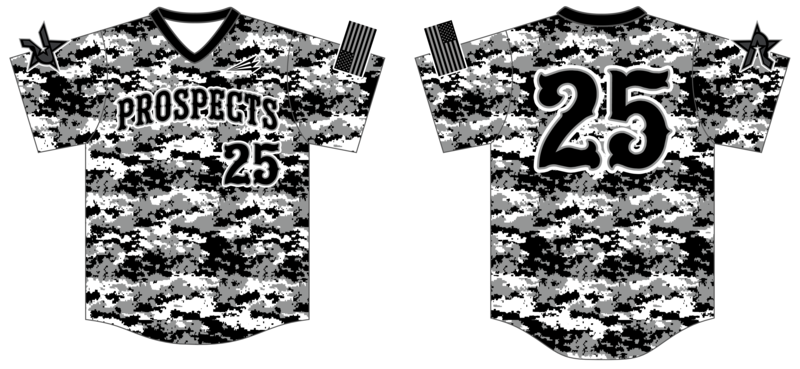 NWA Prospects Black Custom Nanodri Baseball Jersey #J3C