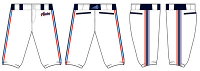 314 Apaches Stacheman Elite Custom Knicker Baseball Pants #BP11A