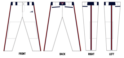Central Ohio Cyclones Stacheman Elite Custom Long Baseball Pants #BP27