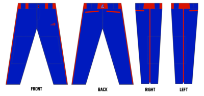 PC Legends Stacheman Elite Custom Long Baseball Pants #BP2A