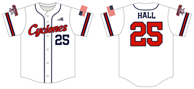 Central Ohio Cyclones Custom Hexaflex Baseball Jersey #J29